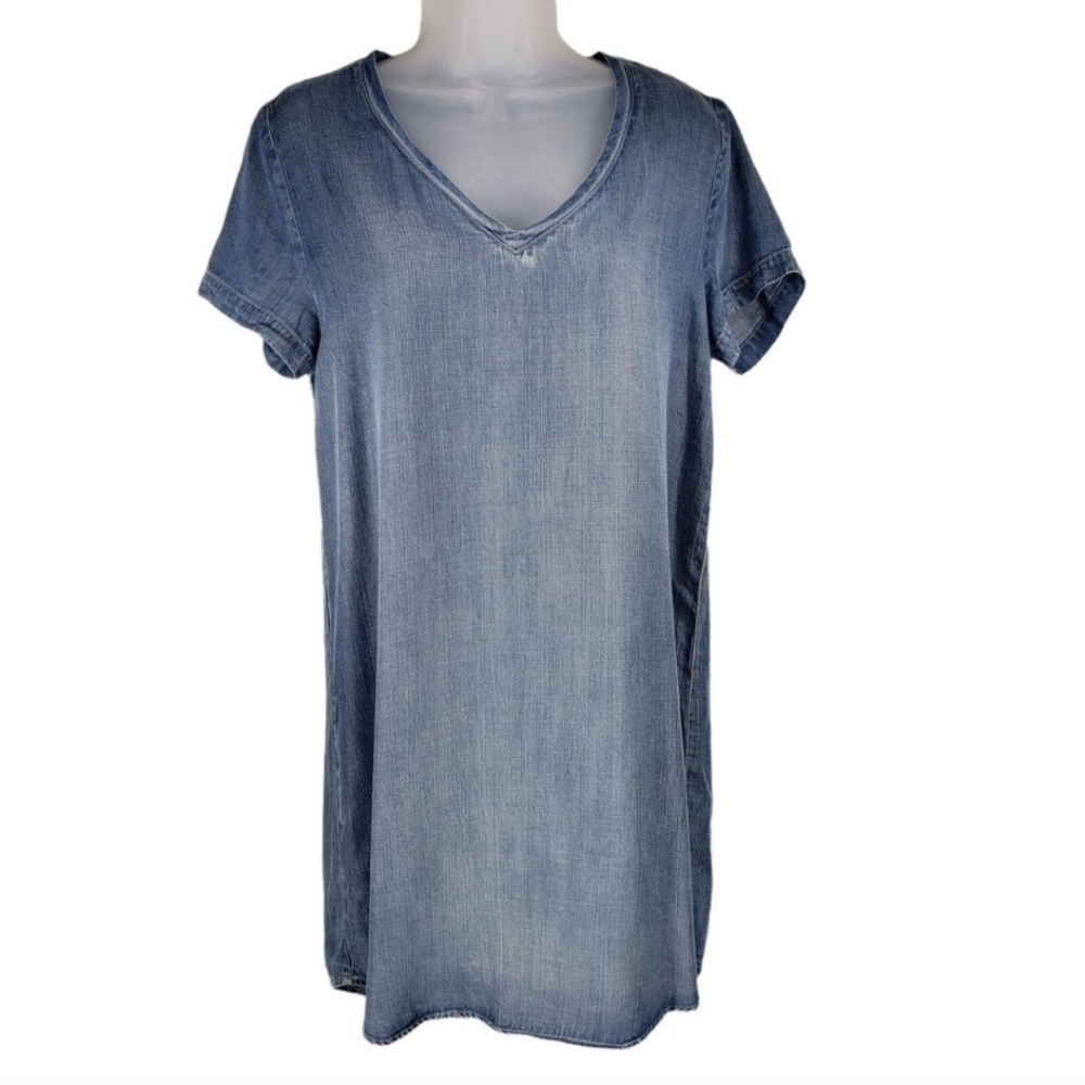 Velvet Heart Chambray Shift Dress XS